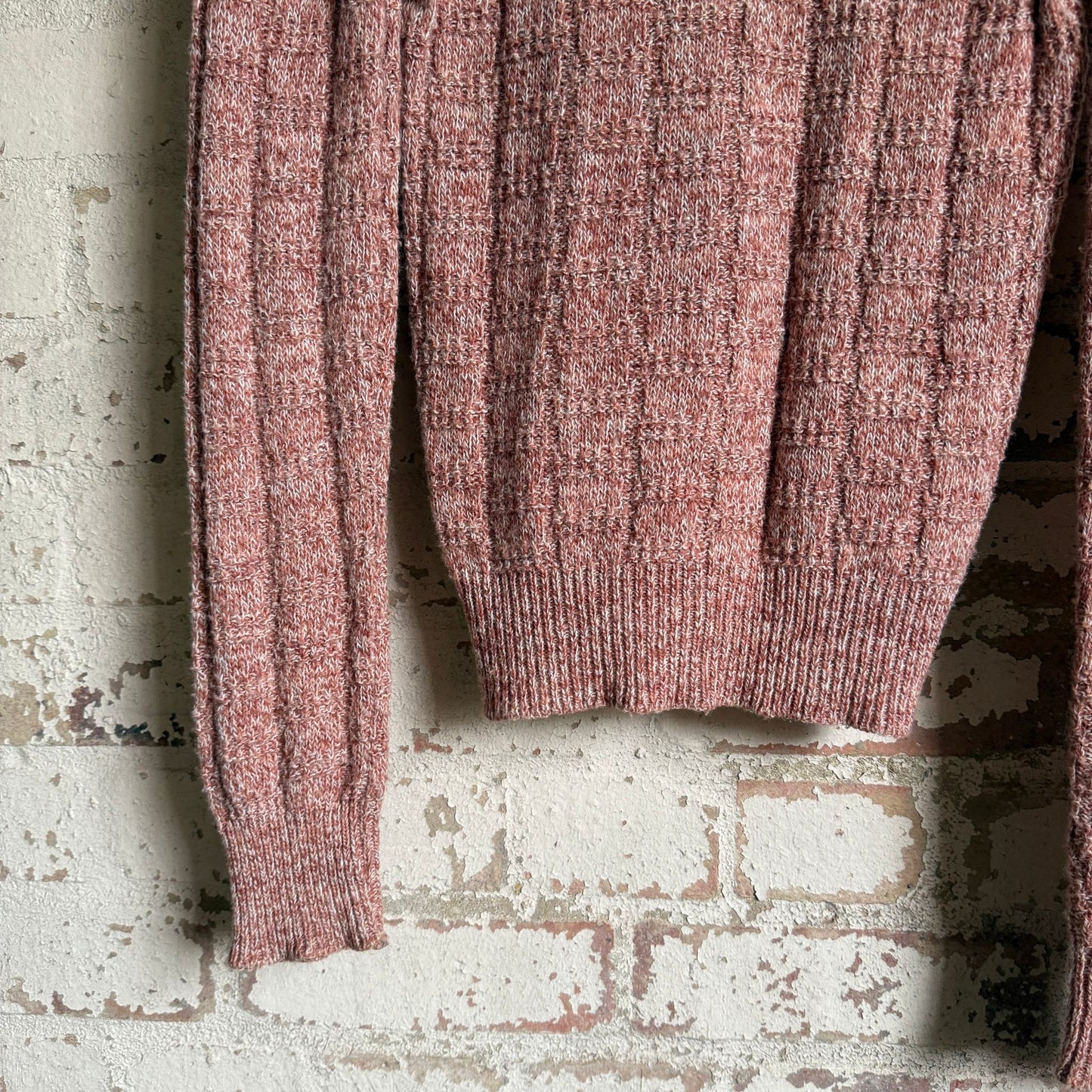 1970s Beige Turtleneck Knitted Jumper