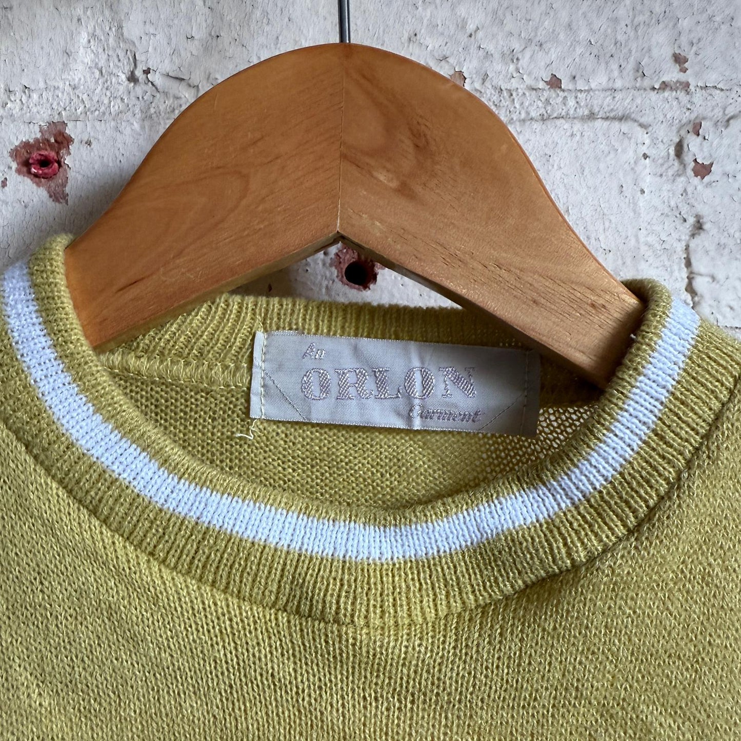 1970s Yellow Striped Knitted T-Shirt