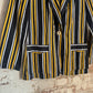 1970s Striped Belted Back Boating Blazer Jacket