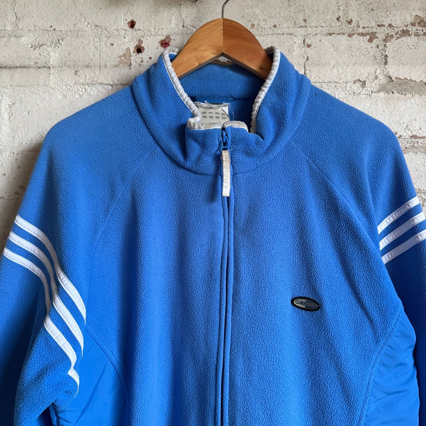 2000s Adidas Blue Zip Up  Fleece