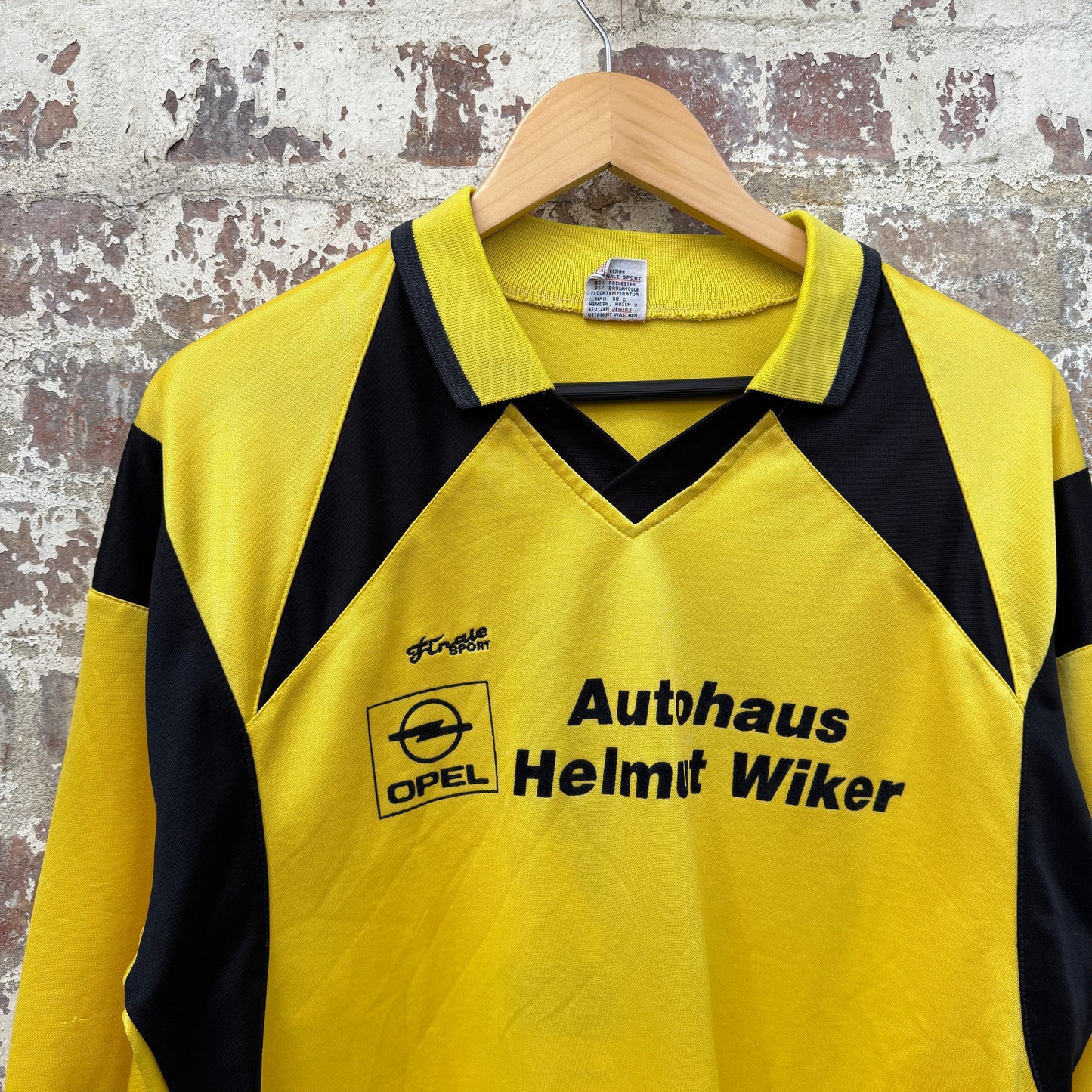 1980s German Football Template Graphic long Sleeve Top