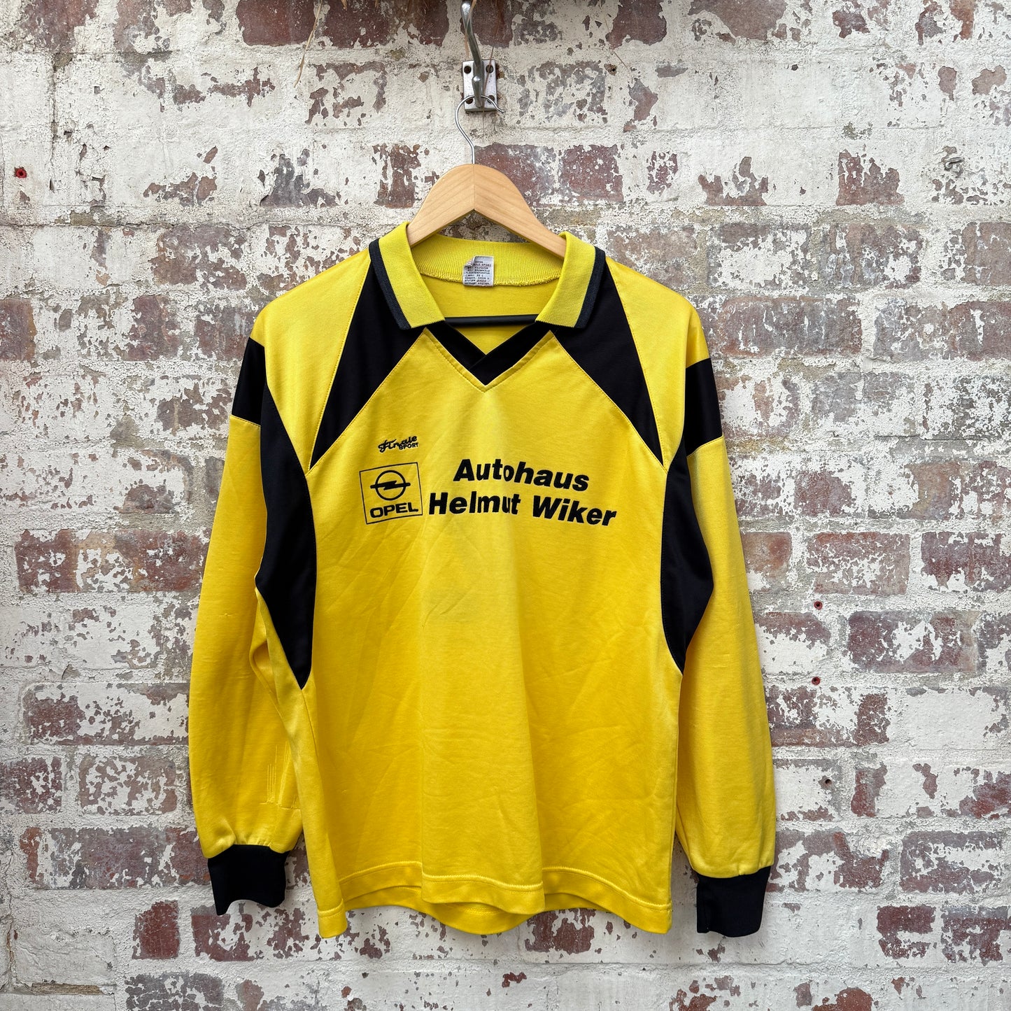 1980s German Football Template Graphic long Sleeve Top