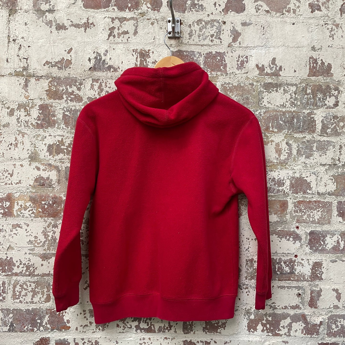 Vintage Red Gap Fleece Hoodie Jumper