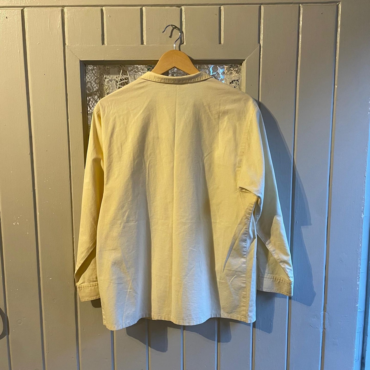 1980s Cream St Michaels Cotton Unusual Jacket
