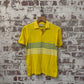 1980s Yellow Carrera Stripe Polo Shirt
