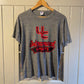 1970s Grey Russel Athletic Graphic College T-Shirt