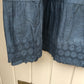 1880s Victorian Handmade Blue Skirt