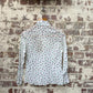 1980s White St Michael’s Polka Dot Blouse Shirt