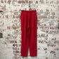 1960s Red Wool Simpson Trousers