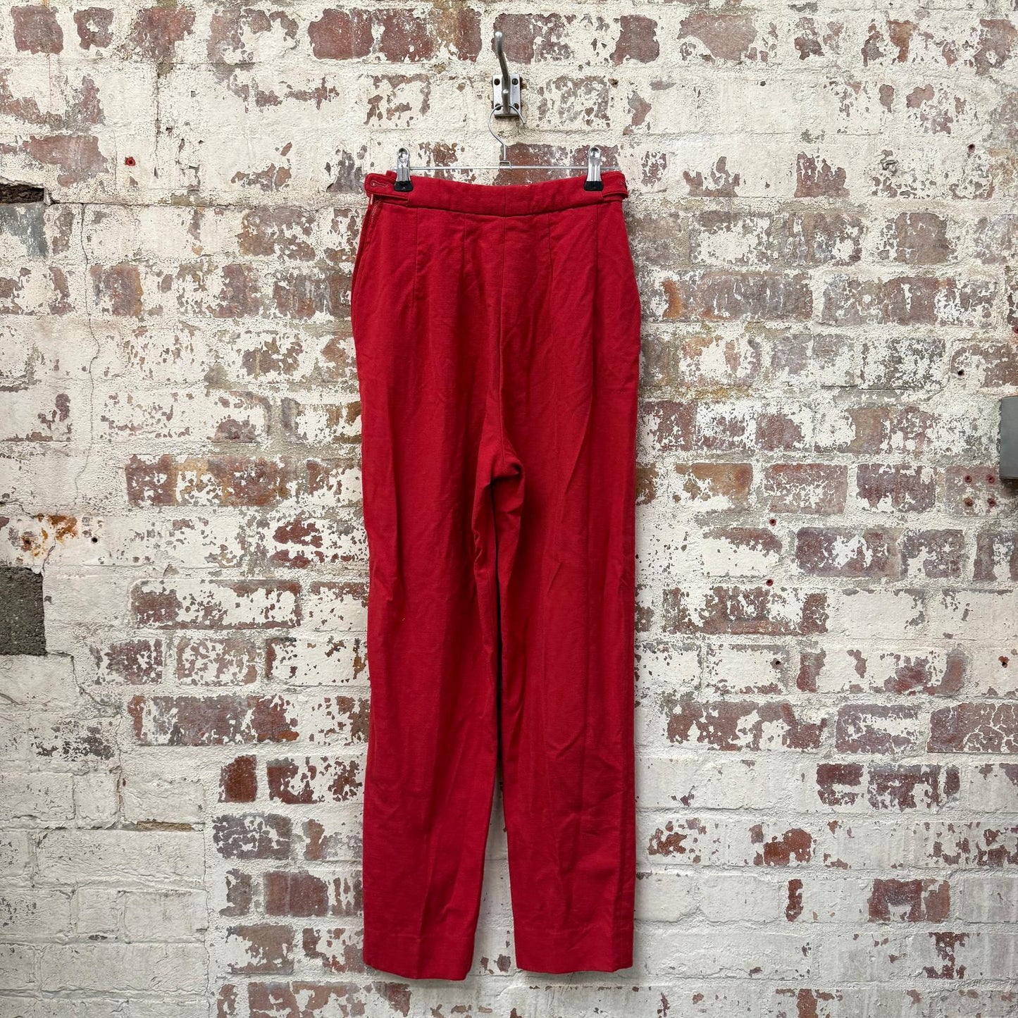 1960s Red Wool Simpson Trousers