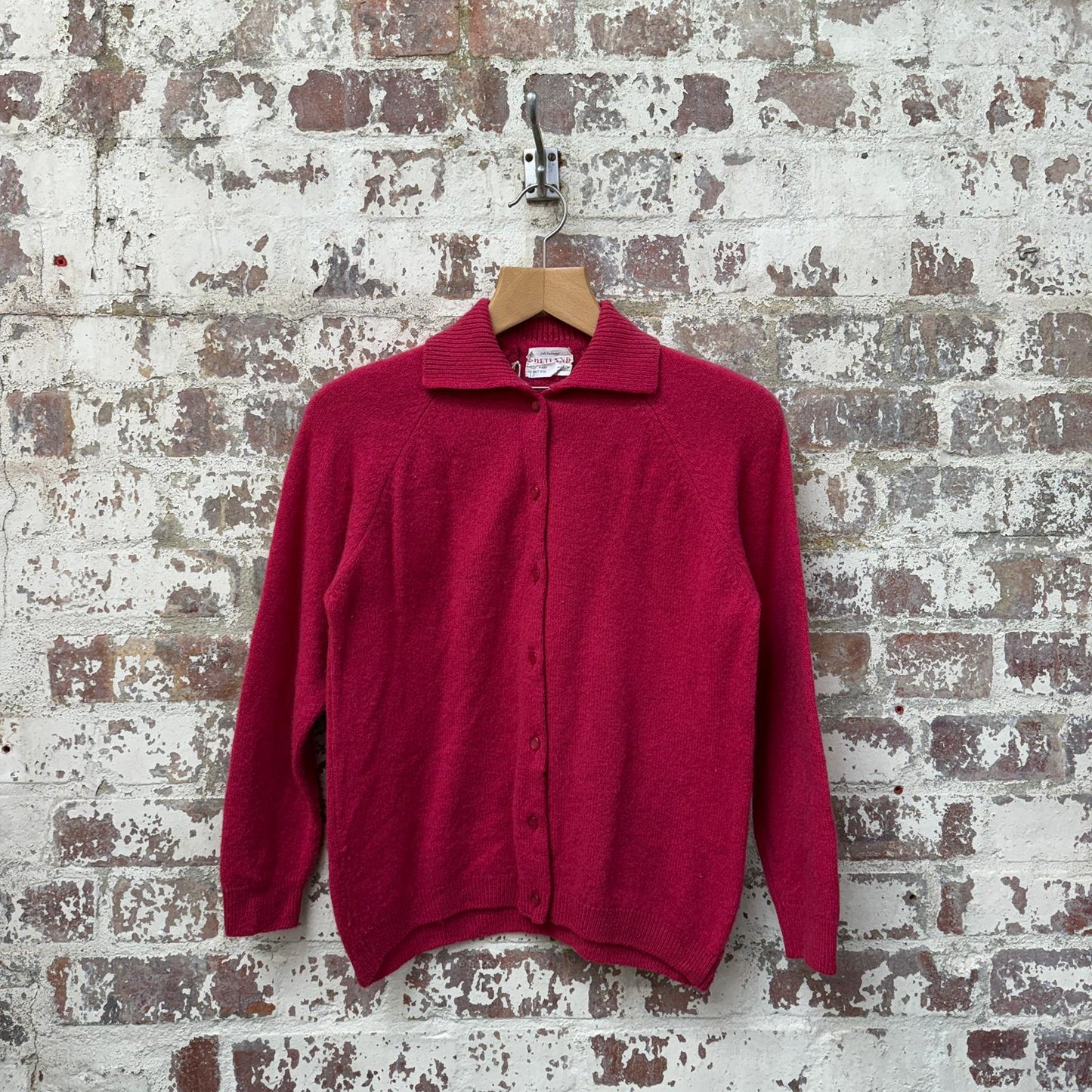 1970s Pink Knitted Cardigan