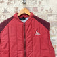 1980s Red British Padded Snow Goose Gilet Jacket