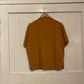 1980s Mustard Cotton Buttoned Unusual Shirt
