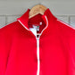1970s Red Zip Up Track Top