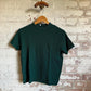 1970s Green Knitted Patterned T-Shirt Top