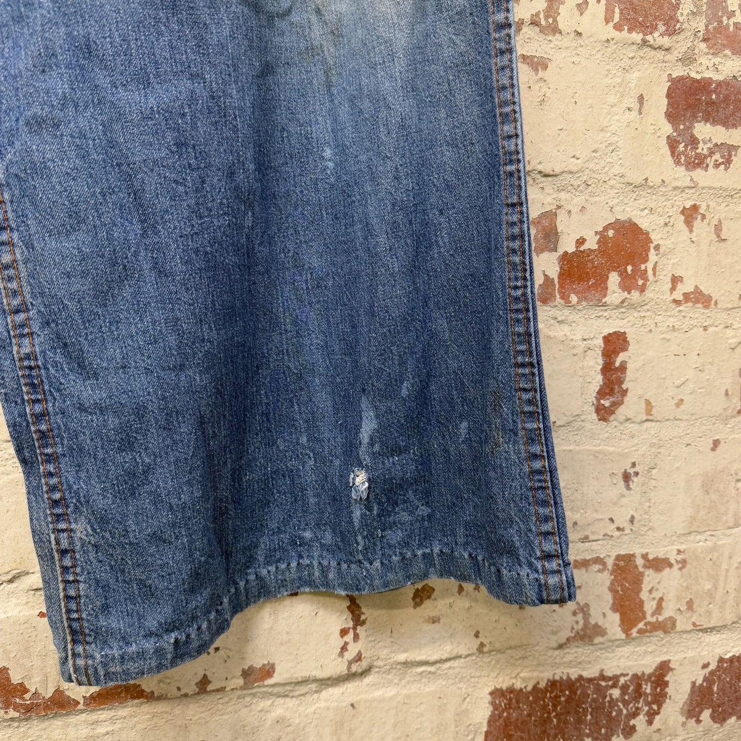 1970s Blue Flared Denim Jeans