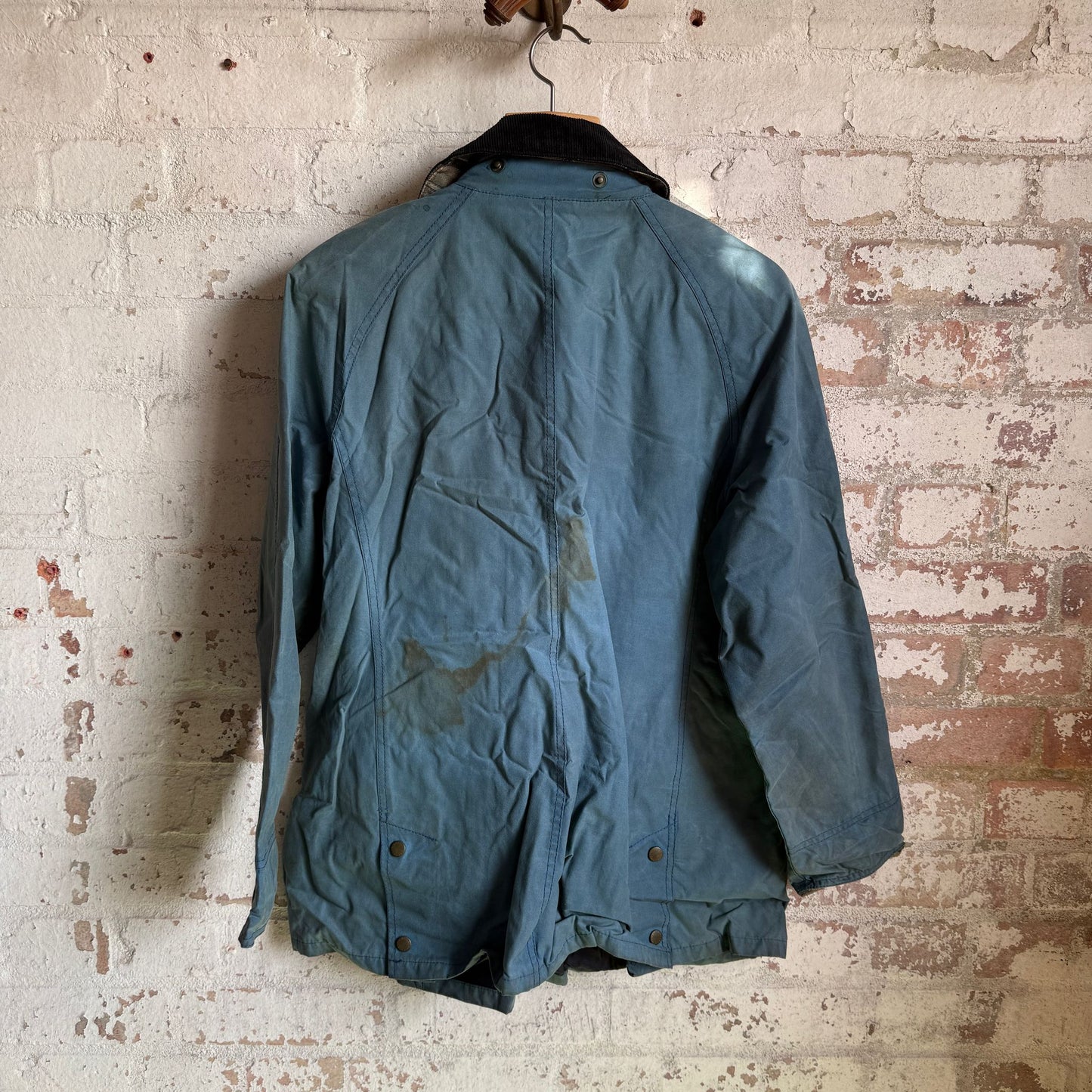 Teal Barbour Wax Jacket