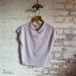 1960s British Pink Polo Shirt Blouse