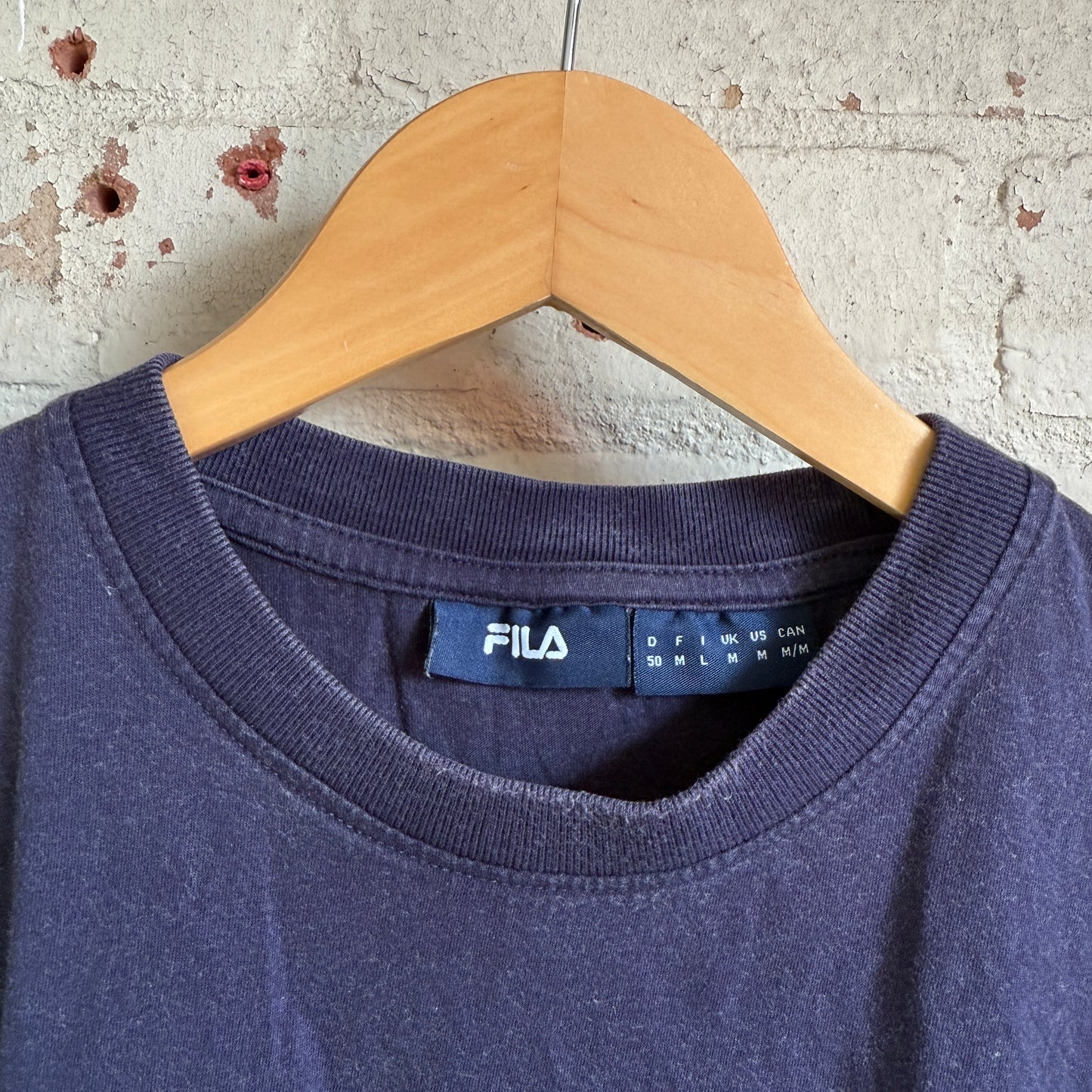 2000s Navy Fila Graphic T-Shirt
