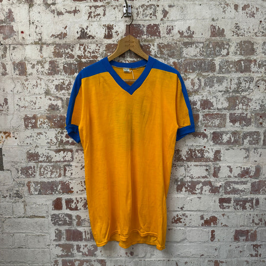 1970s Yellow Puma Sports T-Shirt