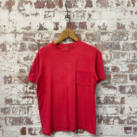 1980s Rare Adidas Pocket Blank T-Shirt