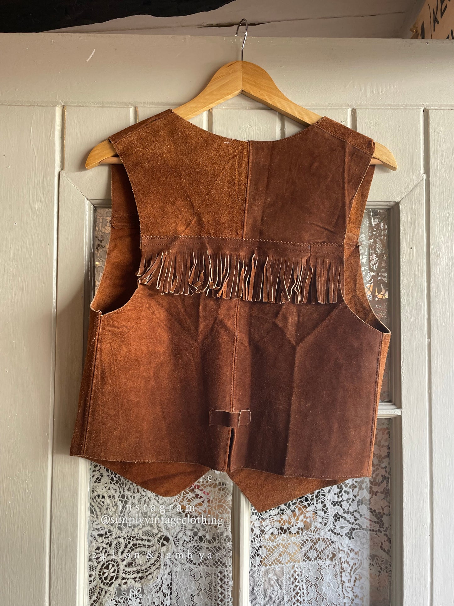 Suede Tassel Wasitcoat