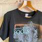 1980s Black Immaculate Fools Band Tour Graphic T-shirt