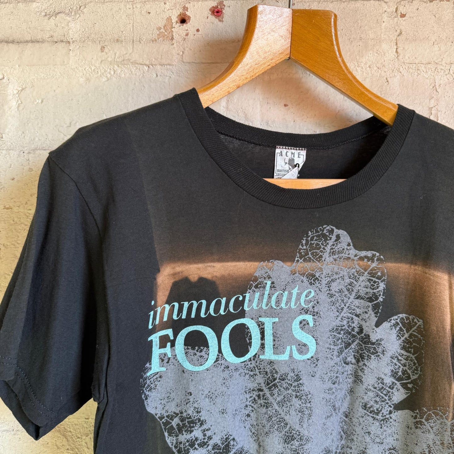 1980s Black Immaculate Fools Band Tour Graphic T-shirt