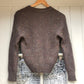 1970s Brown Knitted Speck Cardigan Jumper