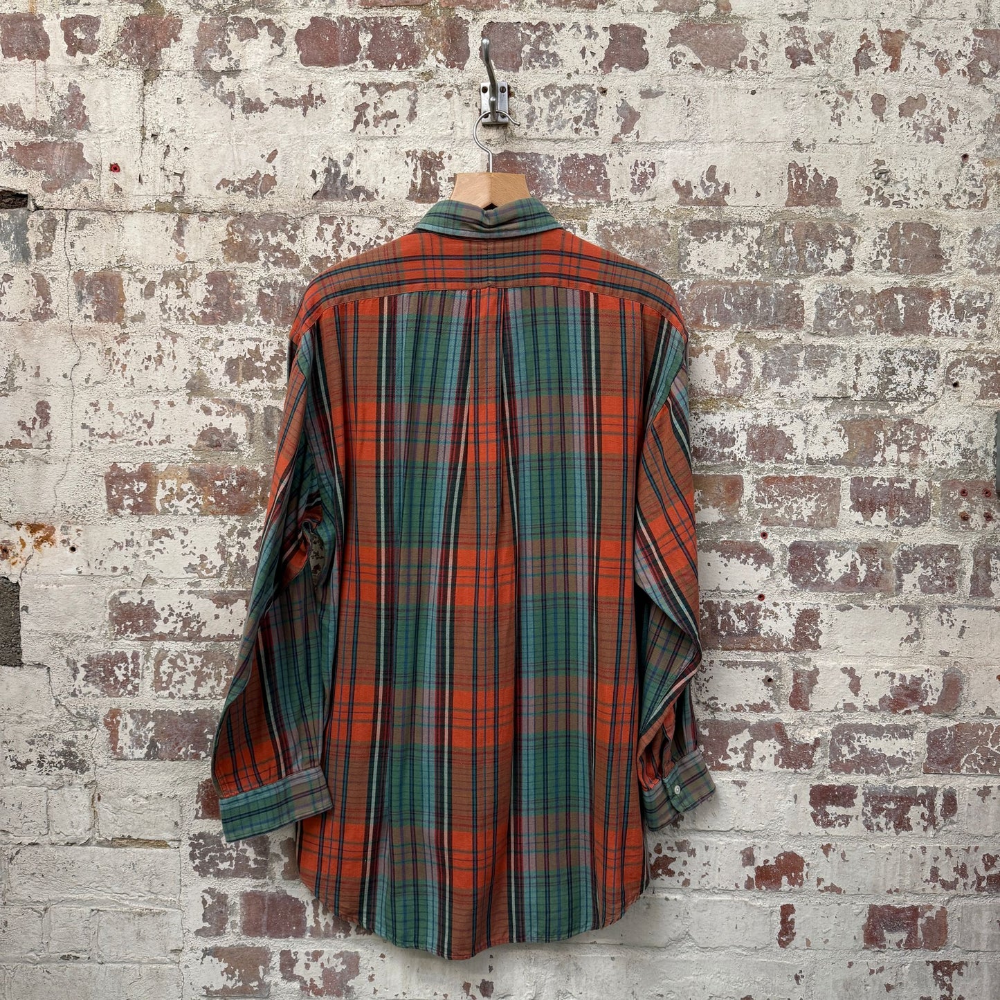 1990s Multicoloured Checkered Ralph Lauren Shirt