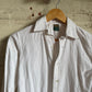 1950s White British Cotton Formal Shirt
