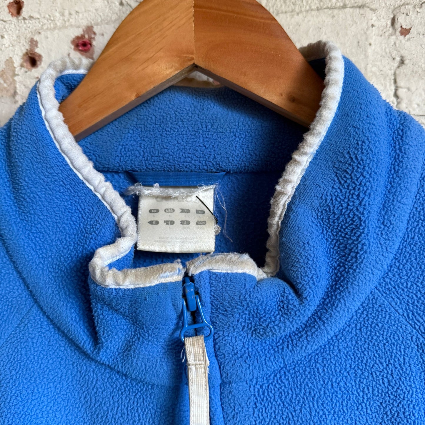 2000s Adidas Blue Zip Up  Fleece