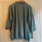 1980s Green Polka Dot Button Sweatshirt Jumper