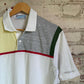 1980s White Tennis Adidas Polo Shirt