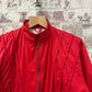 1980s Red ‘Thriller’ Style Zip Jacket