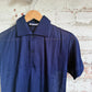 1960s Navy Mesh Knitted Italian Shirt