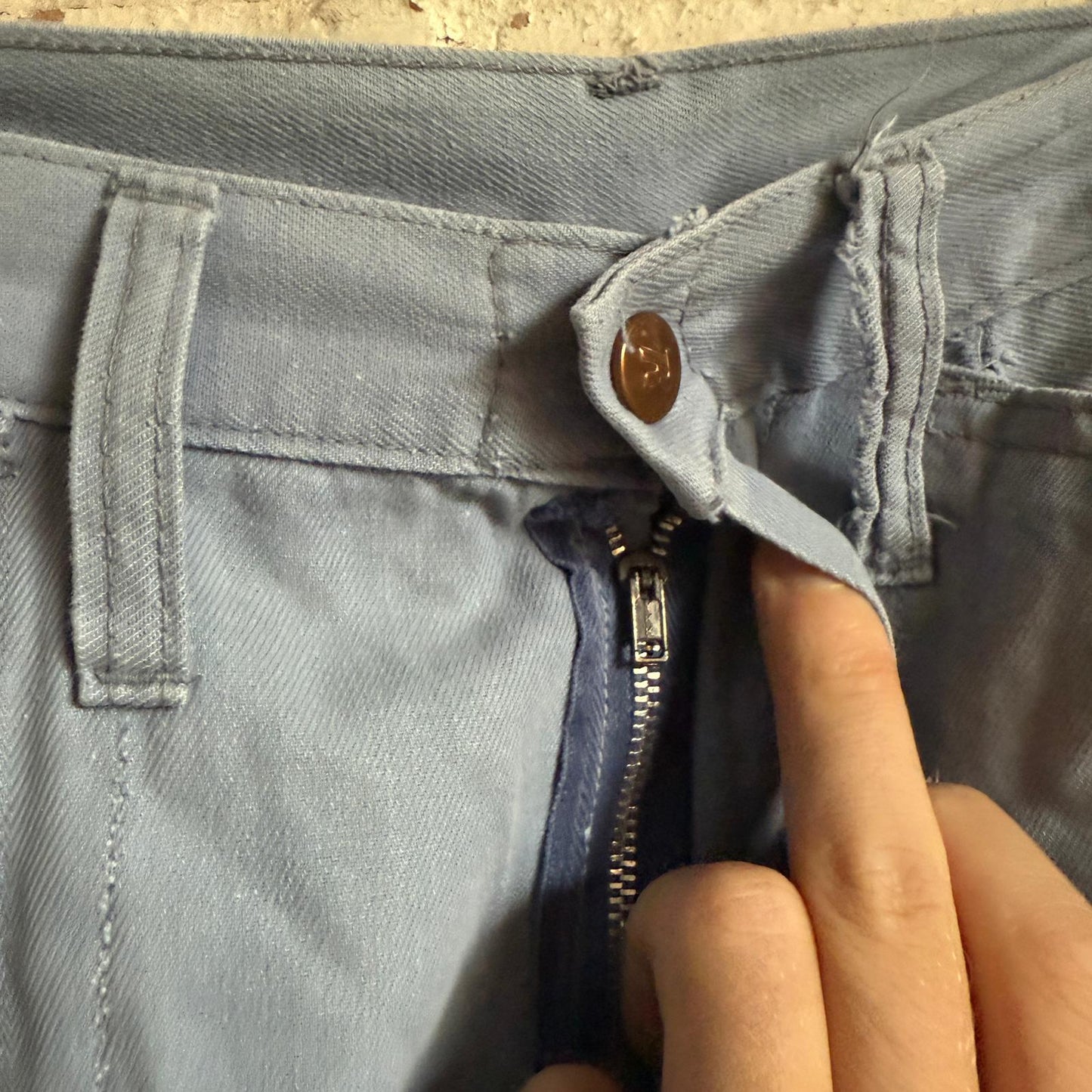 1970s Grey Cotton Shorts