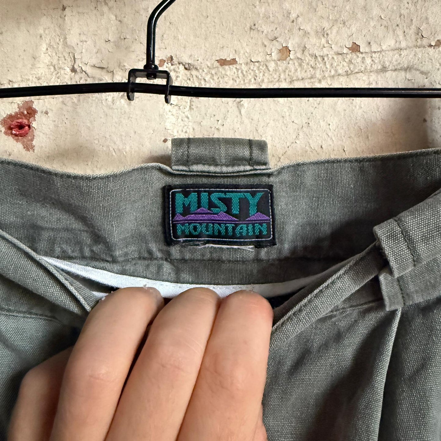 1990s Grey Misty Mountain Cargo Shorts