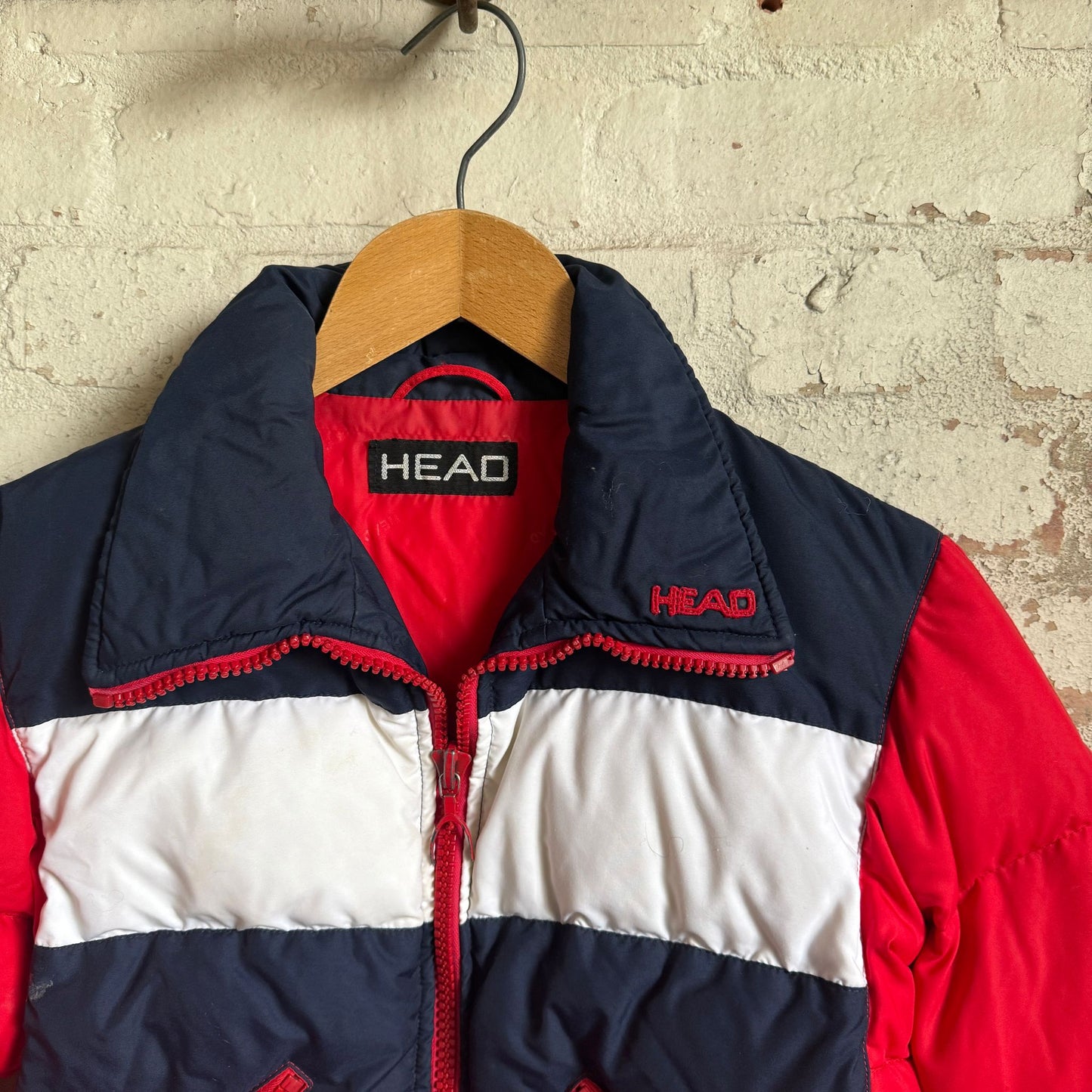 1980s HEAD Red Puffer Ski Jacket