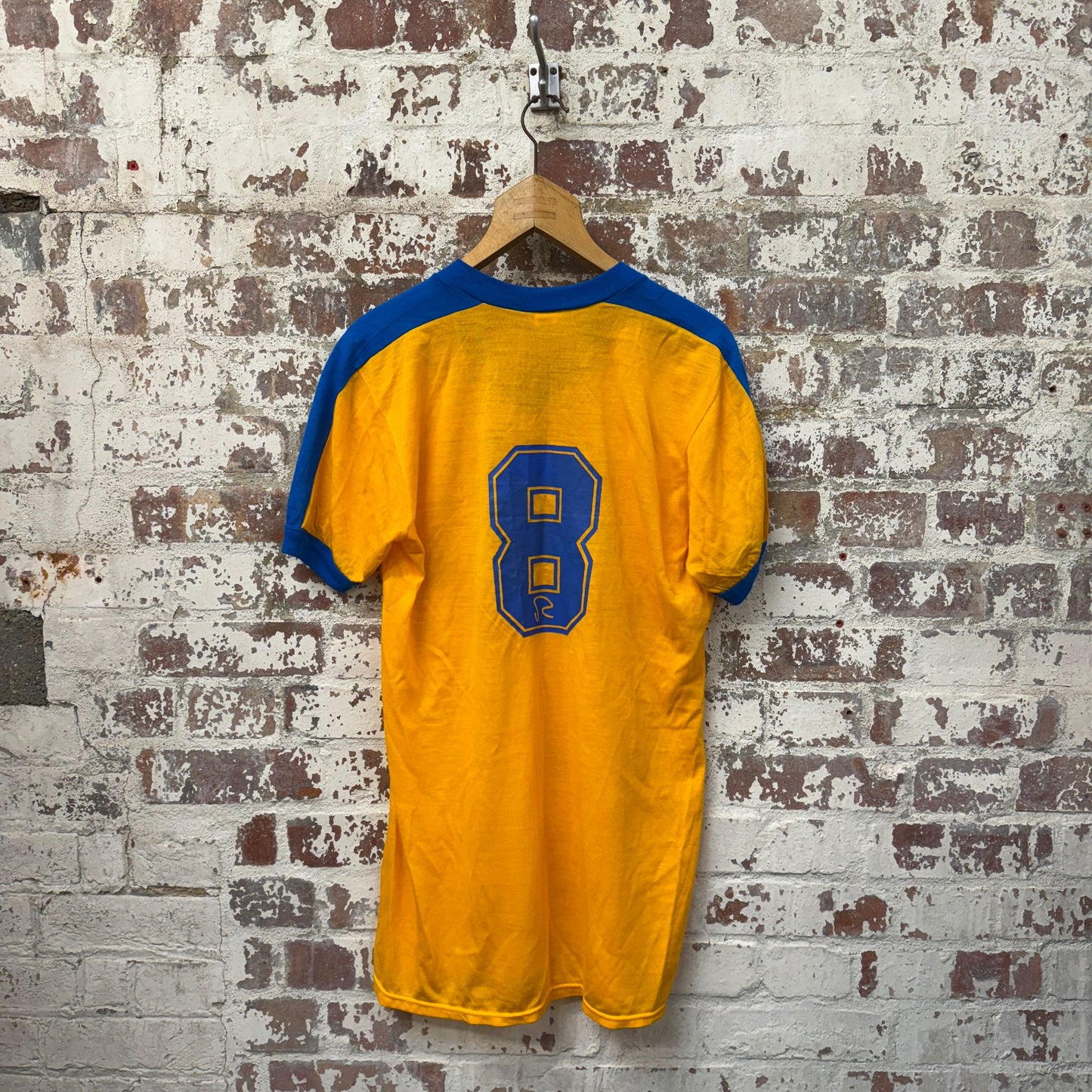 1970s Yellow Puma Sports T-Shirt