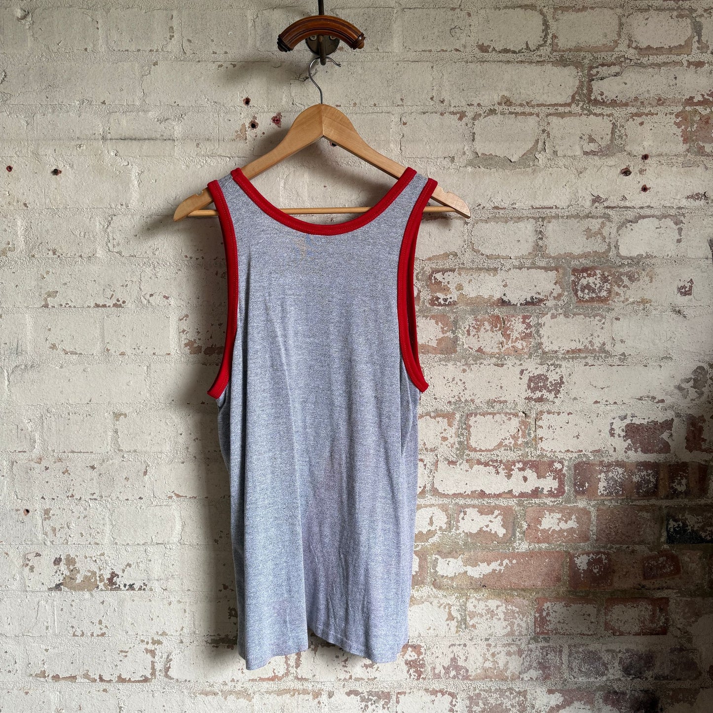 1970s Grey Harvard College Champion Graphic Vest