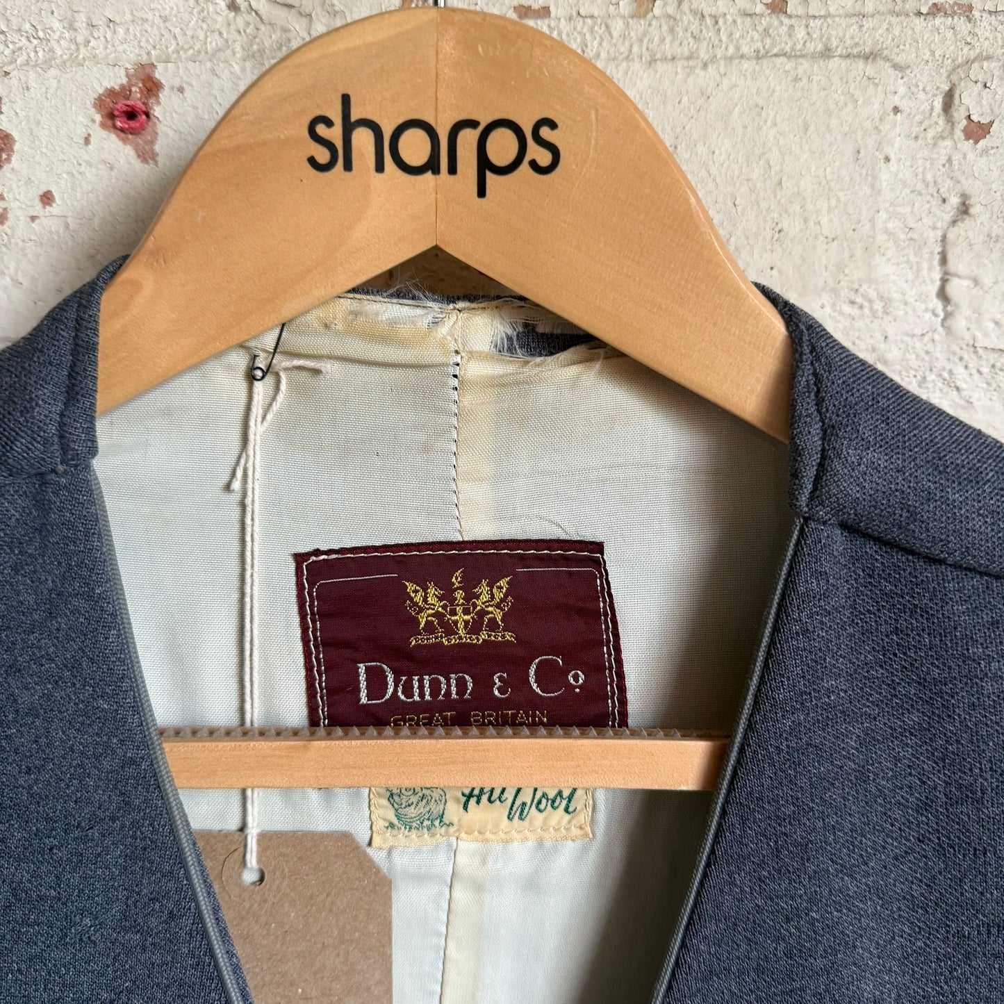 1970s Grey Wool Formal Waistcoat