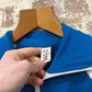 1980s Blue Graphic Zip Up Track Top