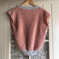 1970s Red Knitted Tank Top Jumper