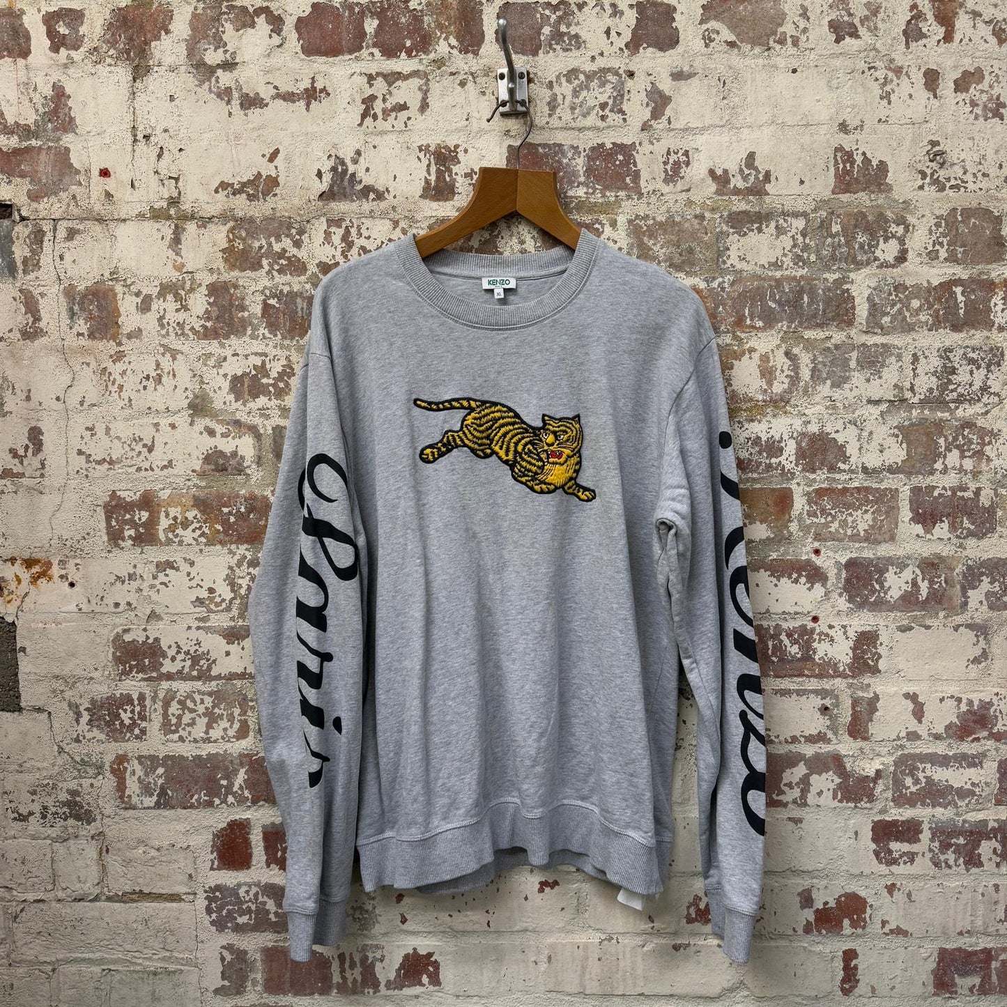 Grey Kenzo Graphic Sweatshirt