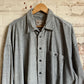 1980s Grey Corduroy Long Sleeve Shirt