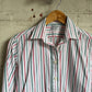 1980s British Striped Button Shirt