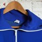 1970s Royal Blue Zip Up Track Top Jumper