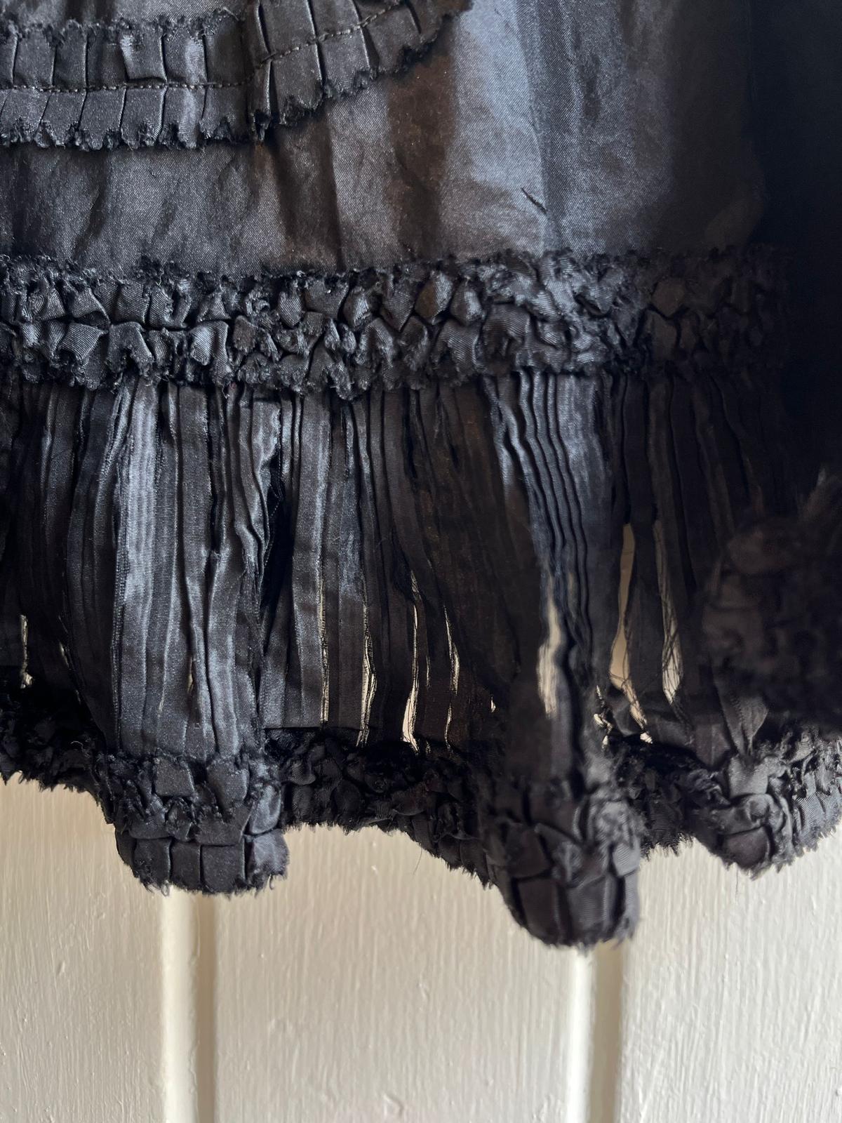 1890s Victorian Black Skirt