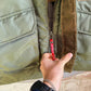 1990s Green Leather AVIREX Gilet Jacket